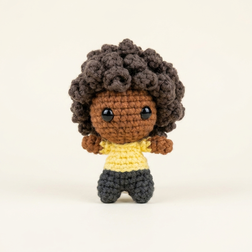 Muñeco con estilo de persona personalizado tejido a mano