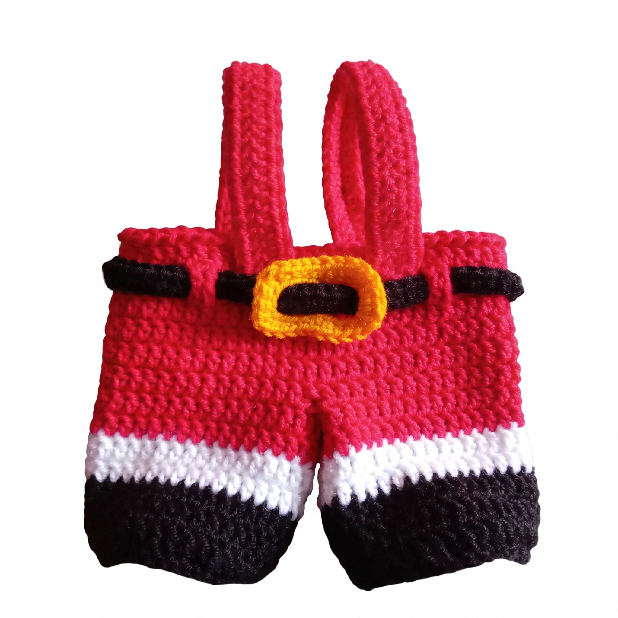 Mini Pantalon Navideño tejido a mano